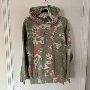 Nike NSW Tie Dye Acid Wash Pullover Hoodie Sweatshirt Women's Small Loose Fit